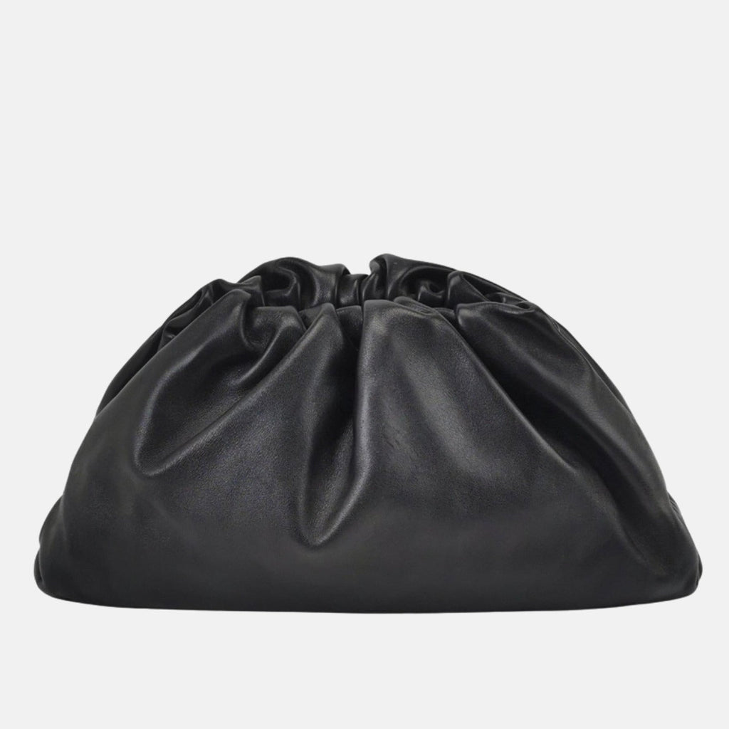 Bottega Veneta Pouch Large Black Calfskin Leather