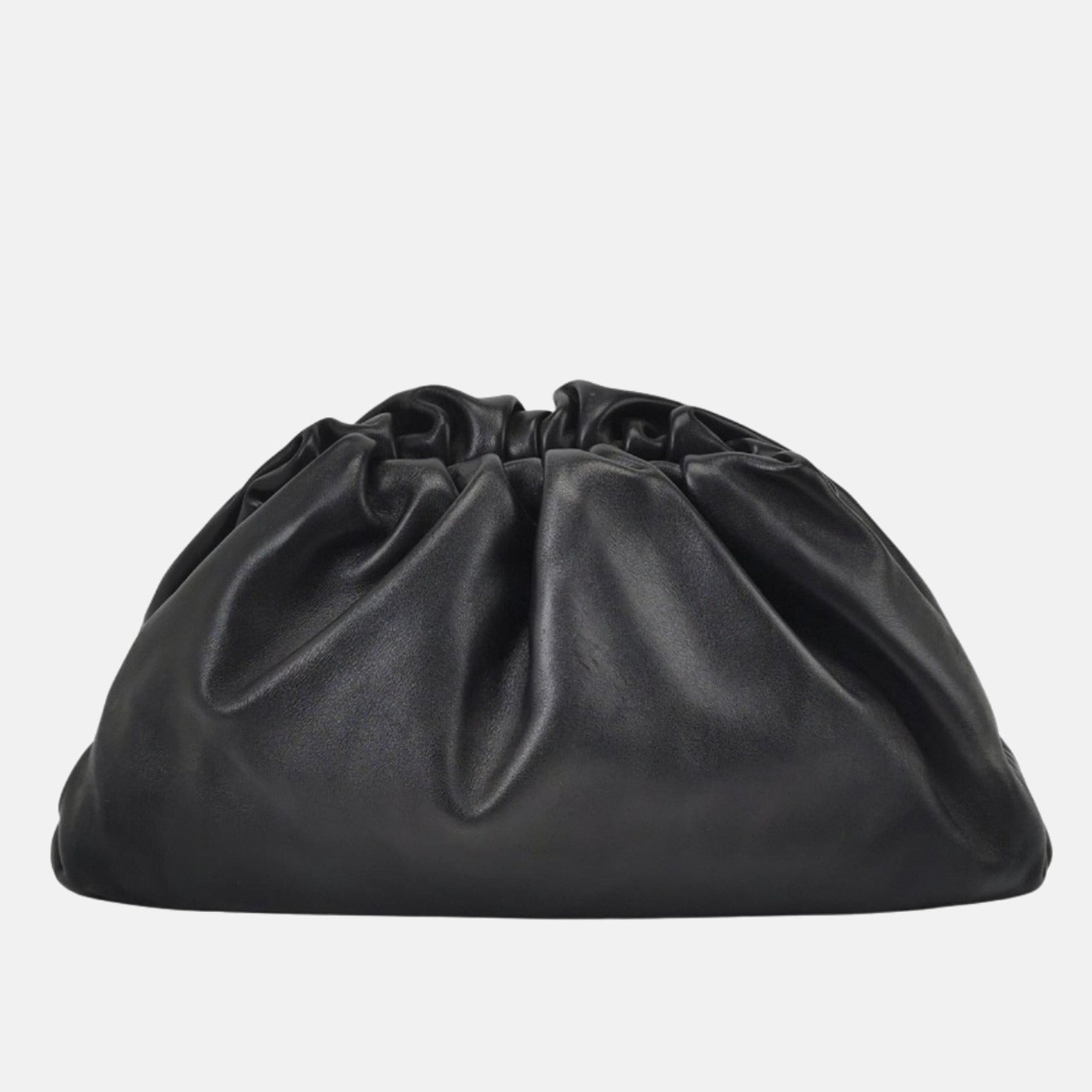 Bottega Veneta Pouch Large Black Calfskin Leather