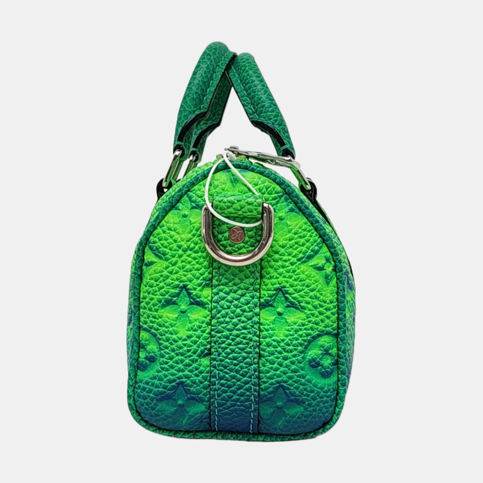 Louis Vuitton Keepall Nano Virgil Abloh Illusion Green/Blue Taurillon Leather Crossbody Bag