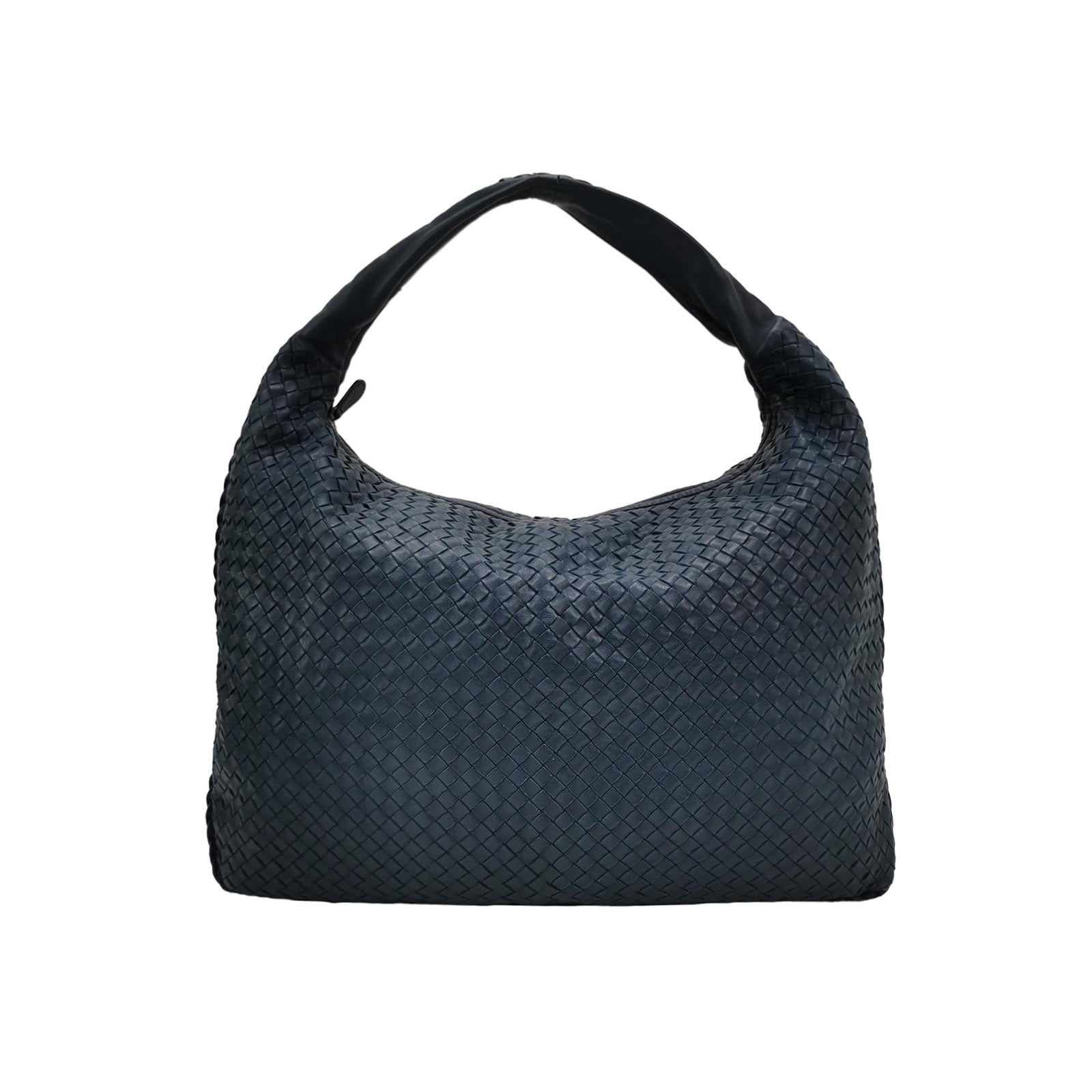 Bottega Veneta Veneta Hobo Maxi Navy Intrecciato Leather 51cm