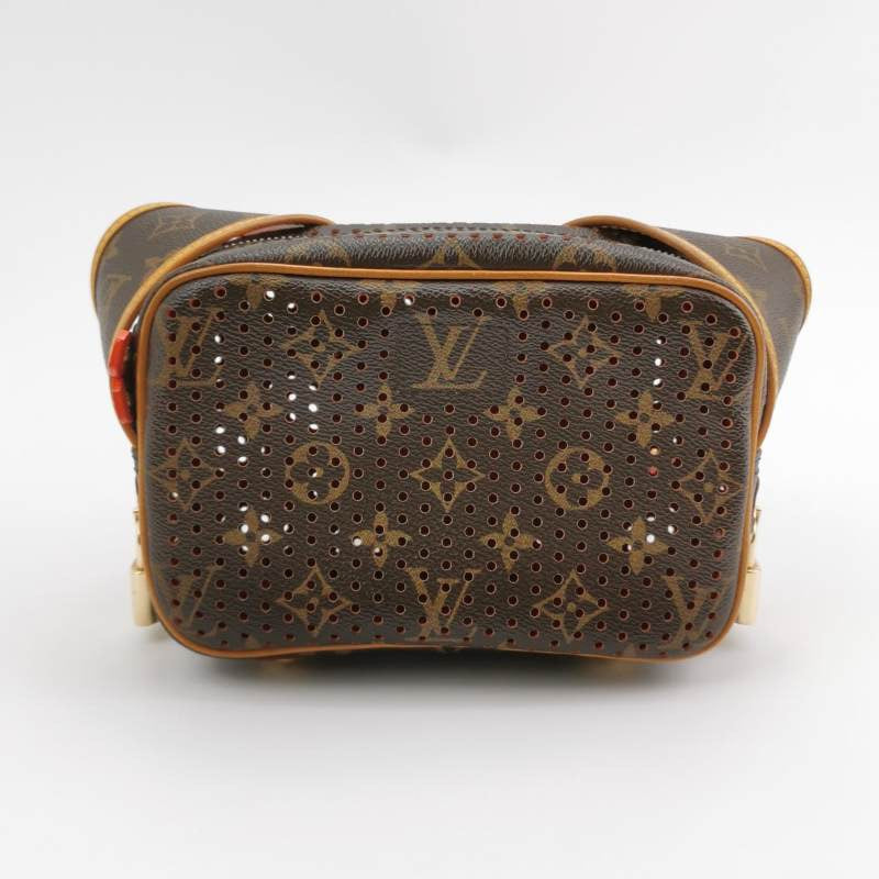 Louis Vuitton Trocadero Monogram Perforation Camera Bag Brown MM95175