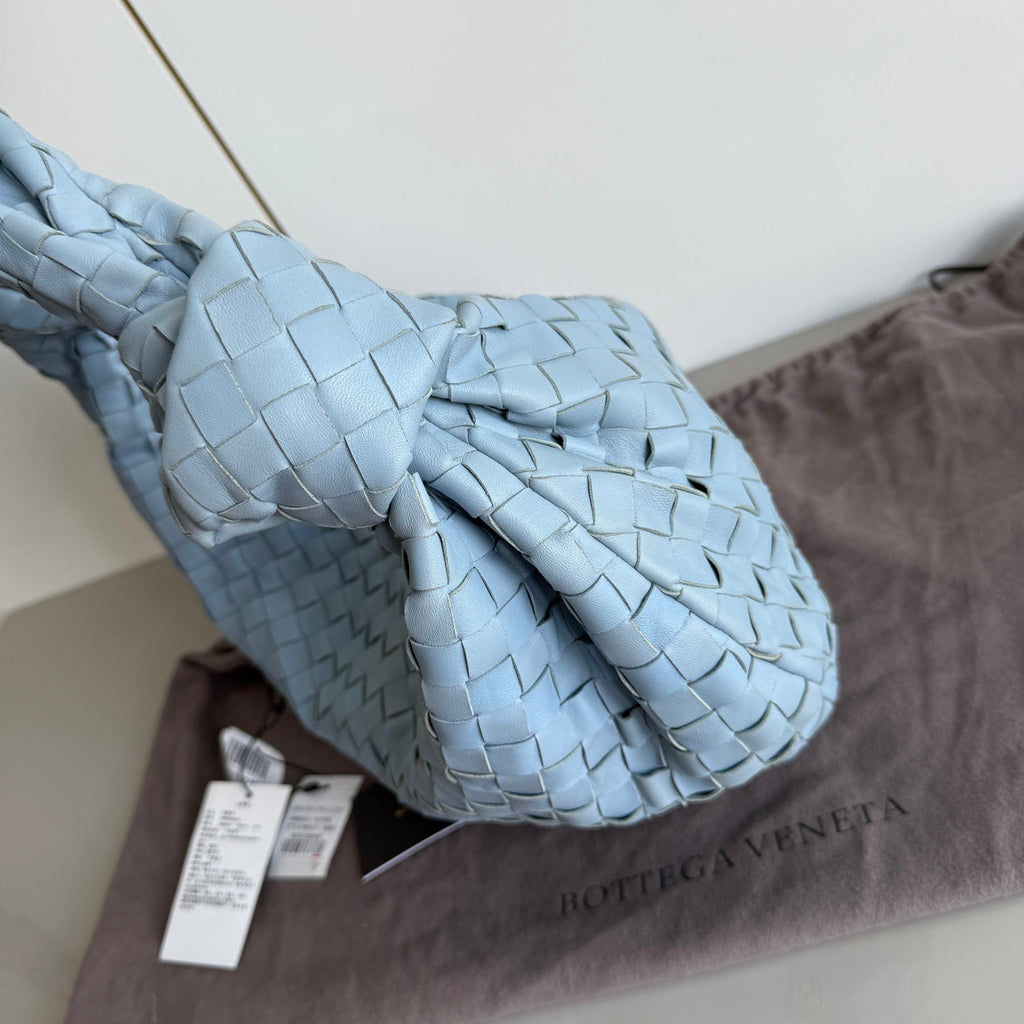 Bottega Veneta Jodie Small Baby Blue Lambskin Leather 40cm