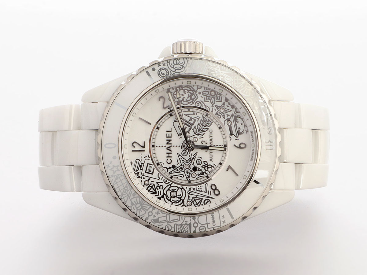 Chanel LE White Ceramic J12.20 Watch 38mm