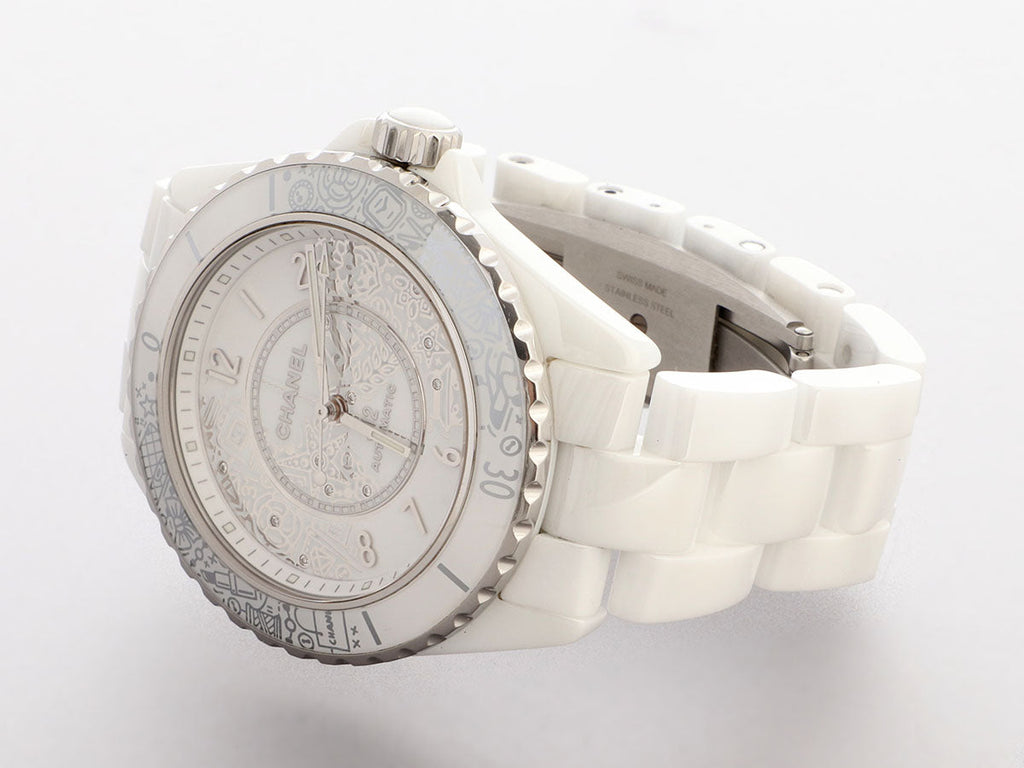 Chanel LE White Ceramic J12.20 Watch 38mm