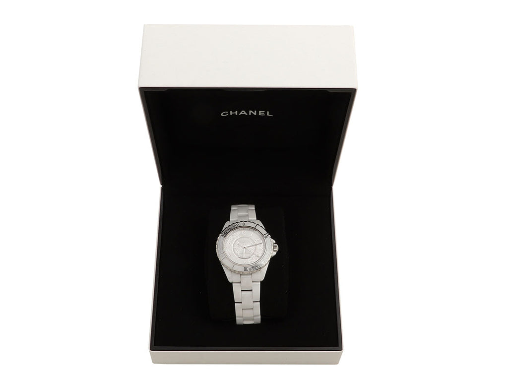 Chanel LE White Ceramic J12.20 Watch 38mm