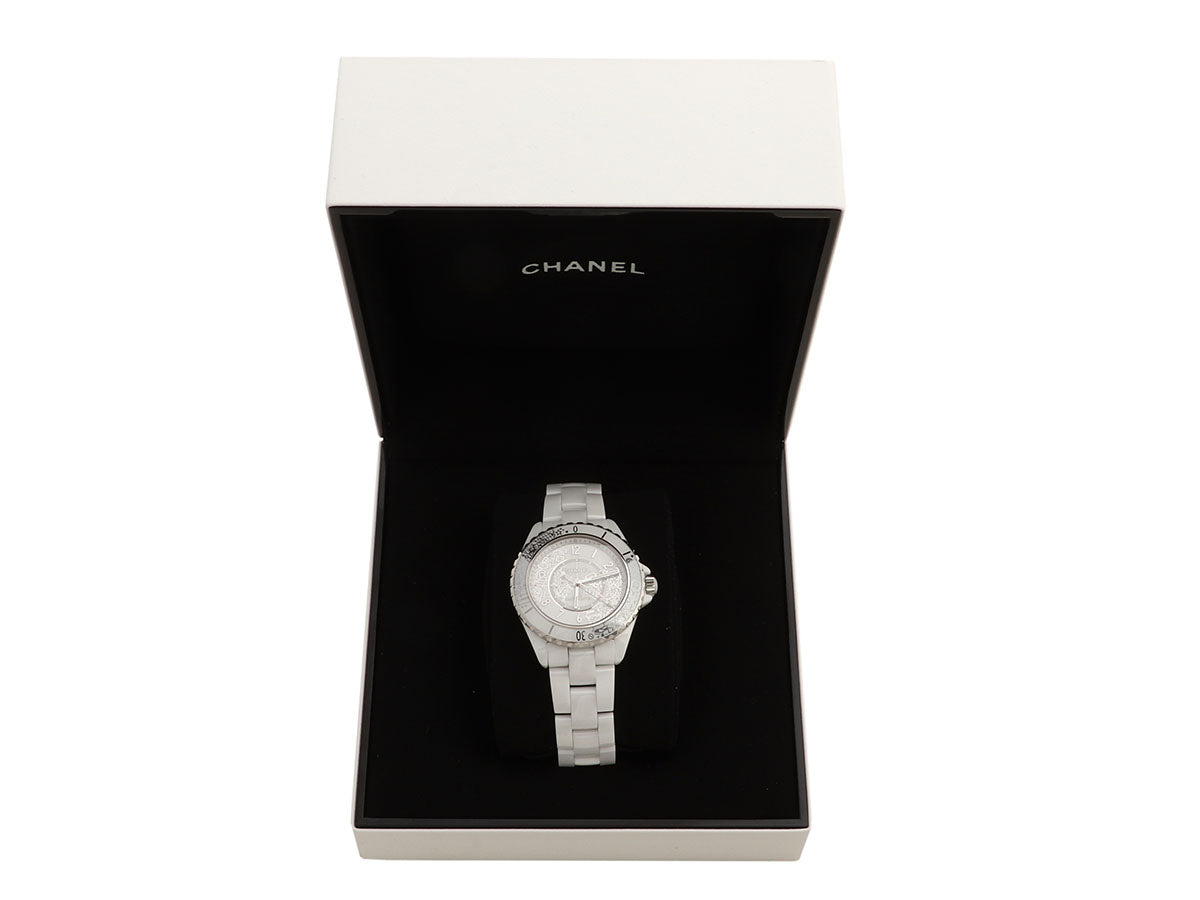 Chanel LE White Ceramic J12.20 Watch 38mm