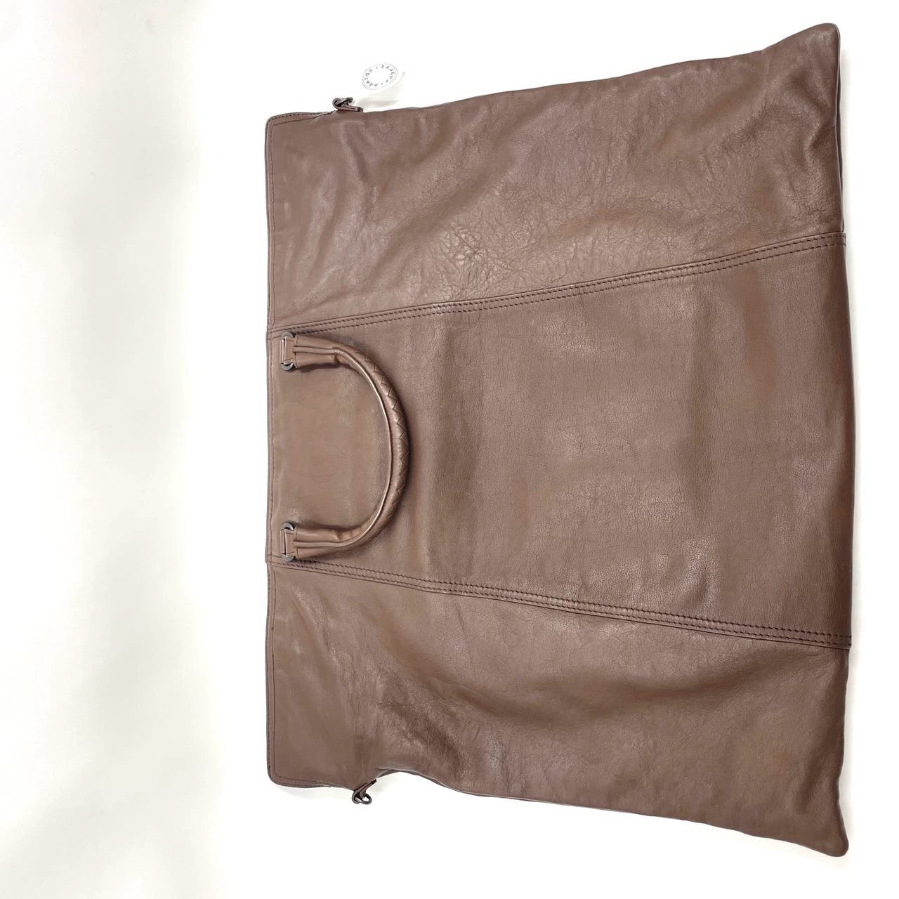 Bottega Veneta Maxi Convertible Tote Dark Chocolate Brown Smooth Leather 55cm