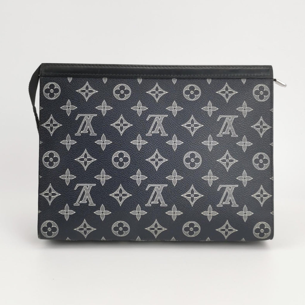 Louis Vuitton x Chapman Brothers Pochette Voyage Medium Lion Navy