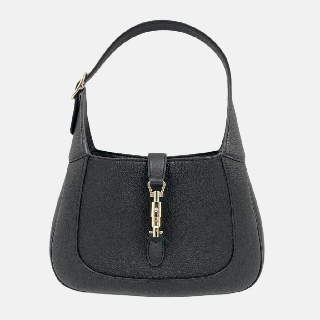 Gucci Jackie 1961 Black Pebbled Leather Bag Small Never Worn