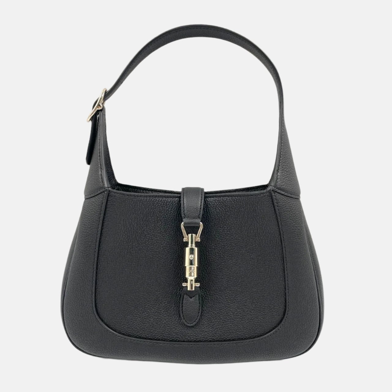 Gucci Jackie 1961 Black Pebbled Leather Bag Small Never Worn