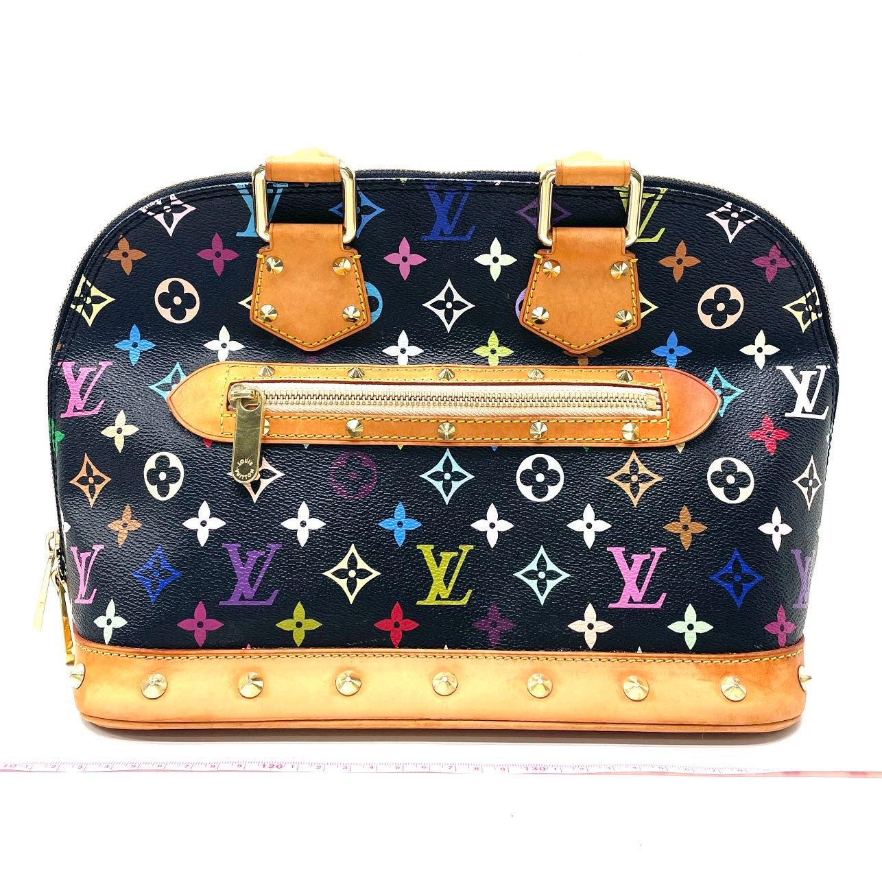 Louis Vuitton x Takashi Murakami Alma Small Black Multicolor