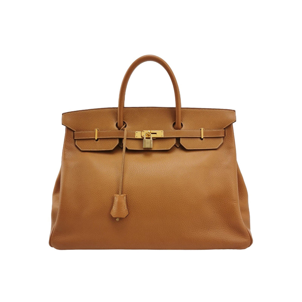 Hermes Birkin 40 Gold TC Clemence Leather Gold Hardware 1994