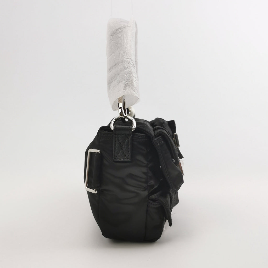Fendi Baguette Cargo Multipocket Black Nylon 3-way Bag