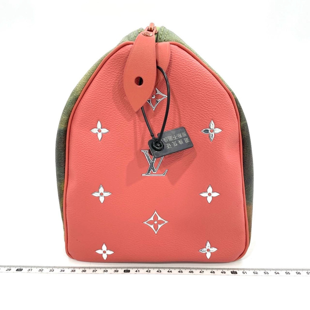 Louis Vuitton x Jeff Koons Speedy 30 Monalisa Top Handle Bag