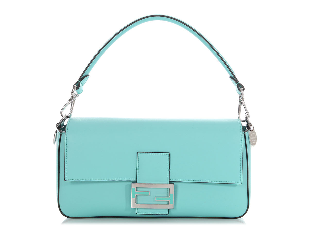 Fendi x Tiffany Medium Blue Baguette
