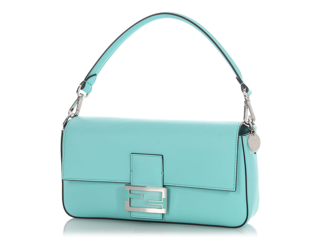 Fendi x Tiffany Medium Blue Baguette
