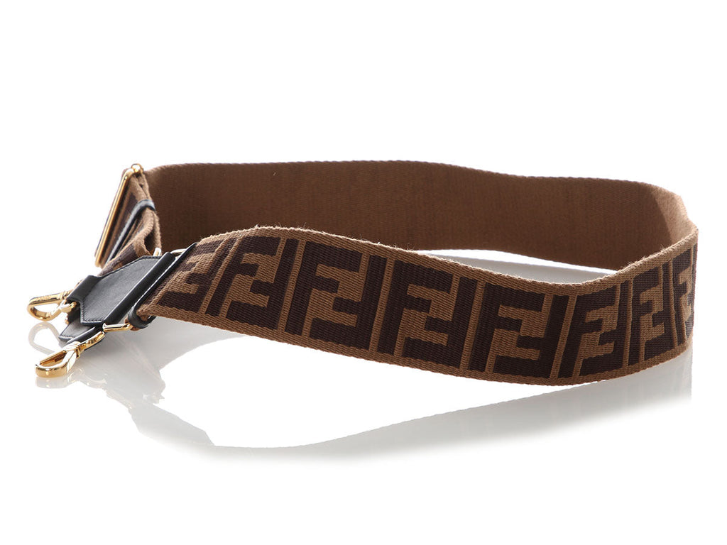 Fendi Fendi Black and Brown FF Strap You