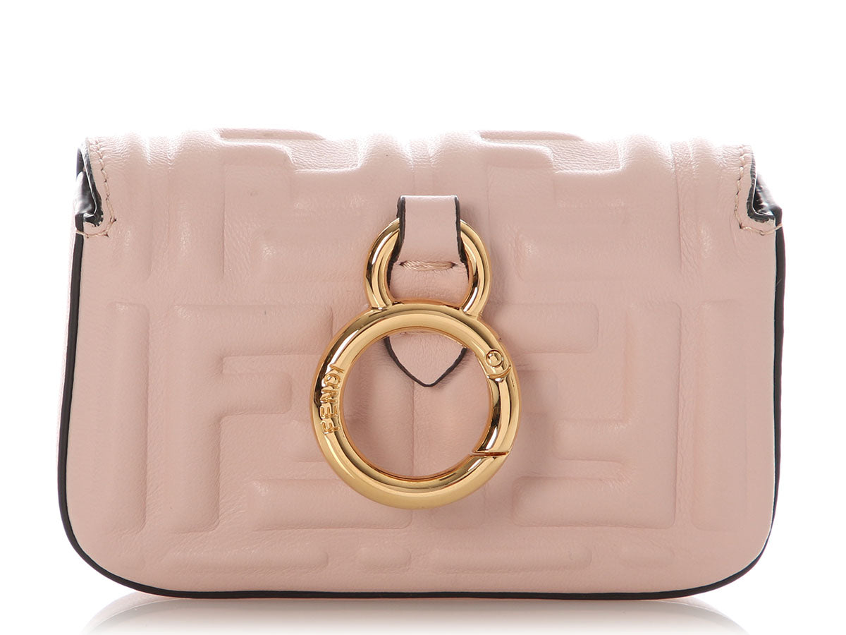 Fendi Pink Nano Baguette Charm