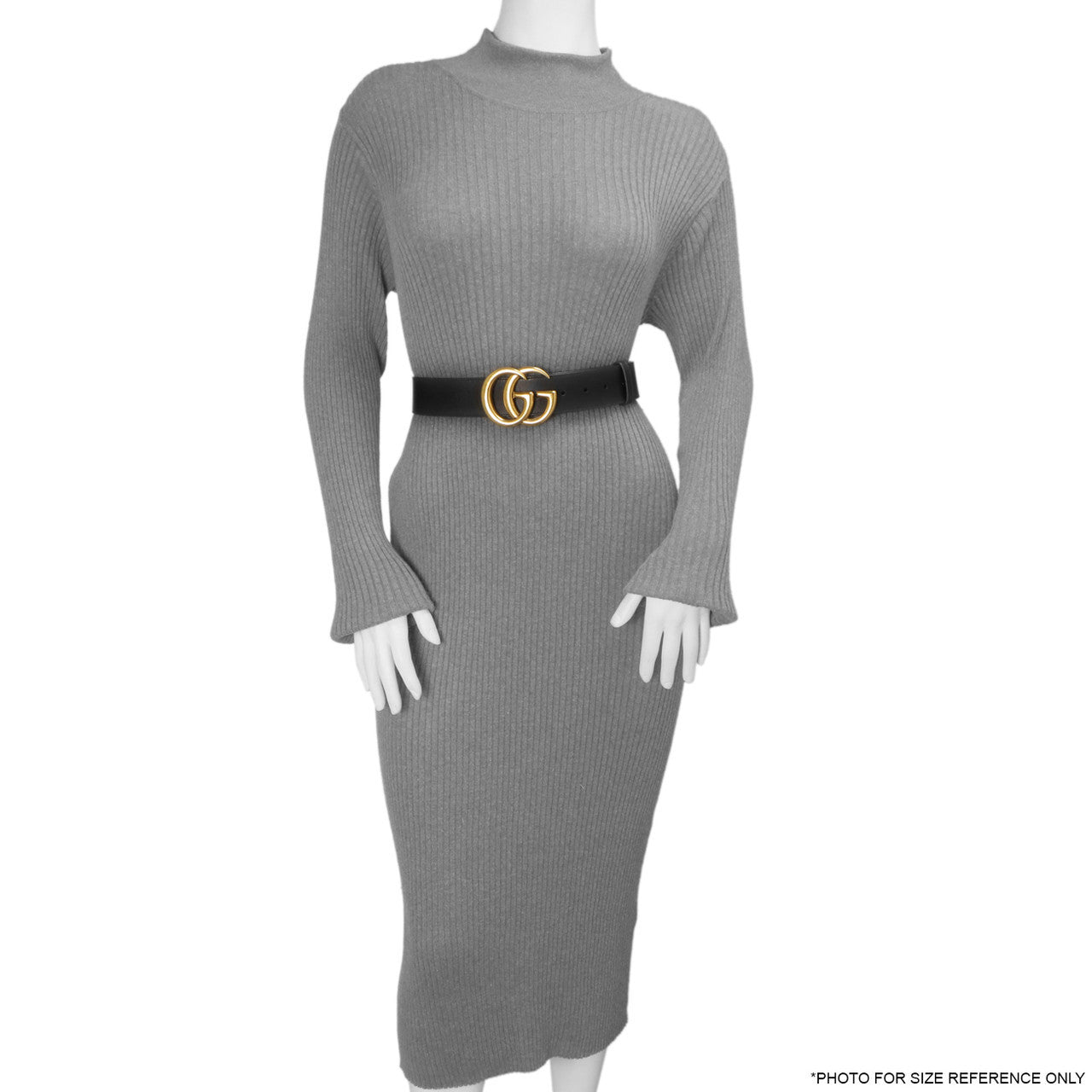 Gucci Black Calfskin Double G  40mm Belt