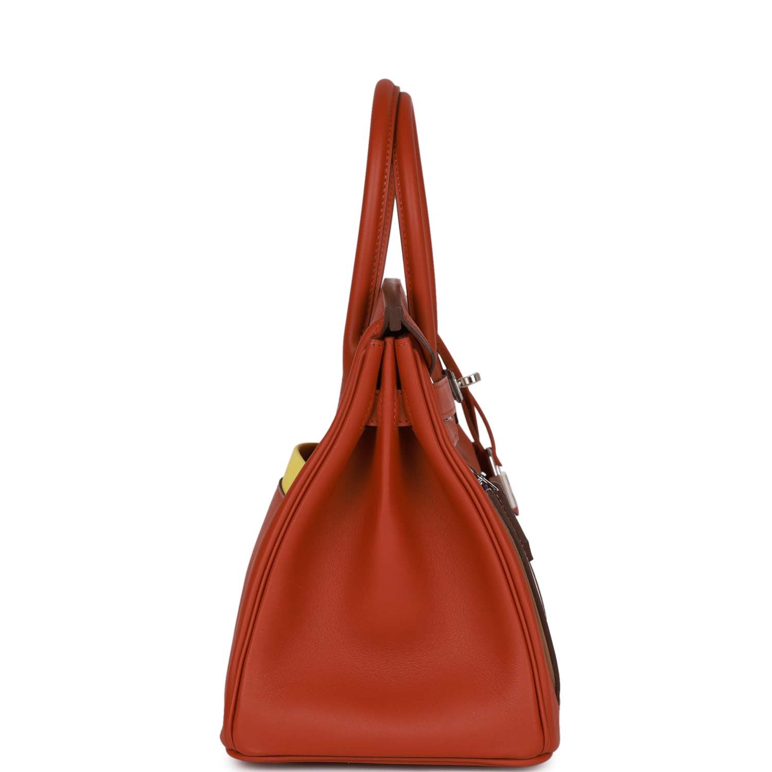 Hermes Colormatic Birkin 30 Cuivre, Nata and Bleu Brume Swift Palladium Hardware