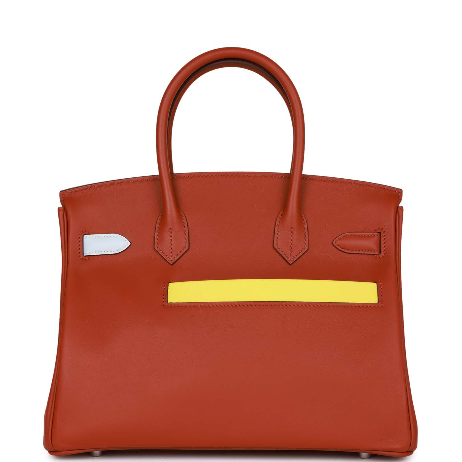 Hermes Colormatic Birkin 30 Cuivre, Nata and Bleu Brume Swift Palladium Hardware