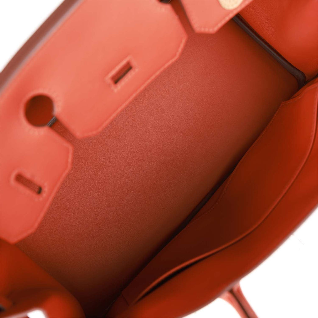 Hermes Colormatic Birkin 30 Cuivre, Nata and Bleu Brume Swift Palladium Hardware