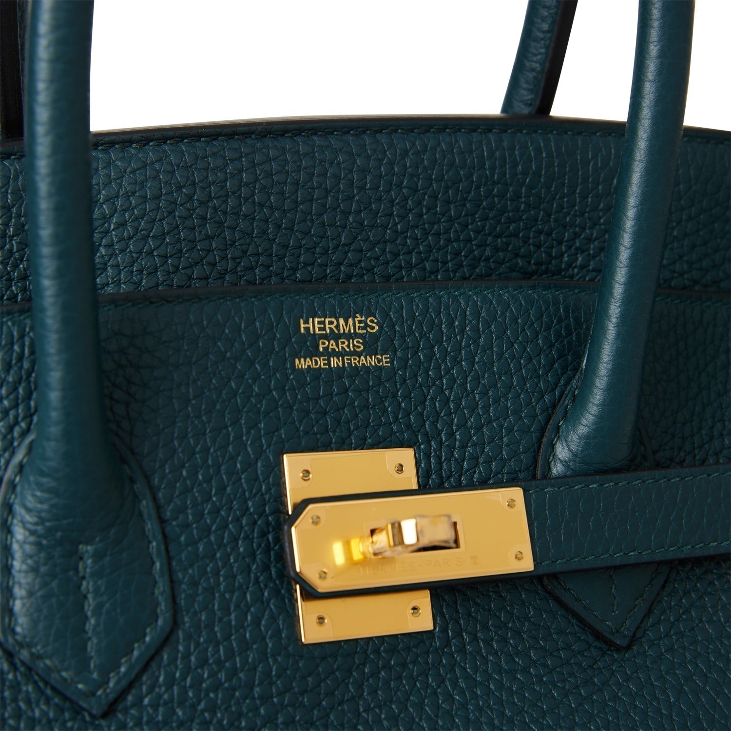 Hermes Birkin 35 Vert Cypress Togo Gold Hardware