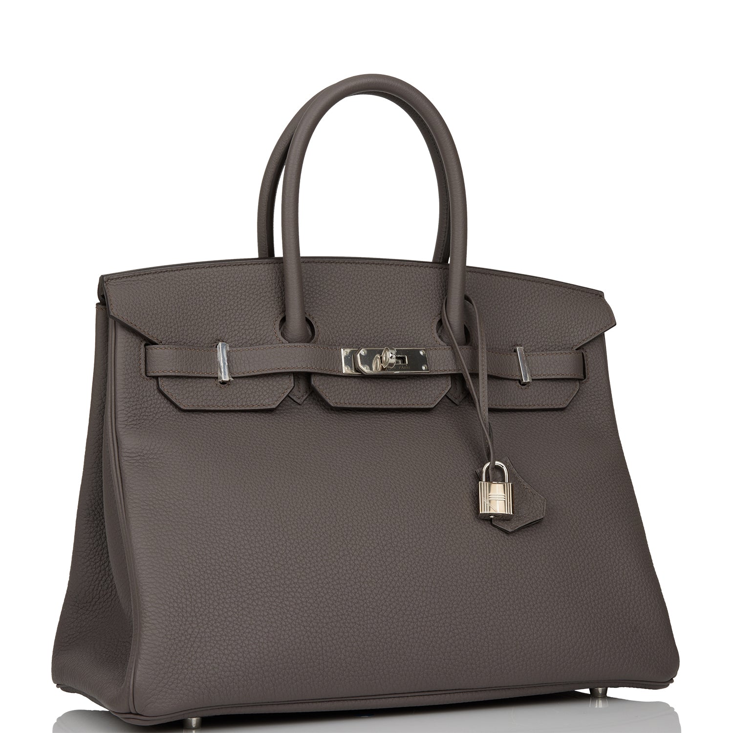Hermes Birkin 35 Etain Togo Palladium Hardware
