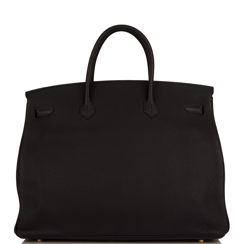 Hermes Birkin 40 Black Togo Gold Hardware