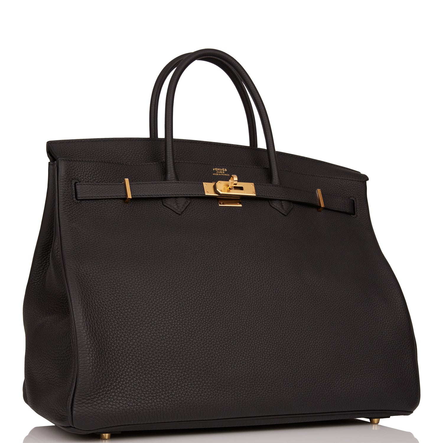 Hermes Birkin 40 Black Togo Gold Hardware