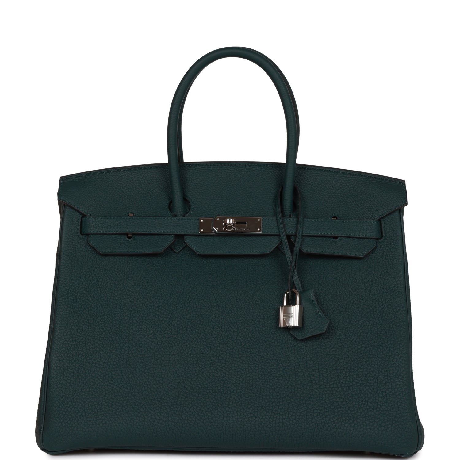 Hermes Birkin 35 Vert Cypress Togo Palladium Hardware