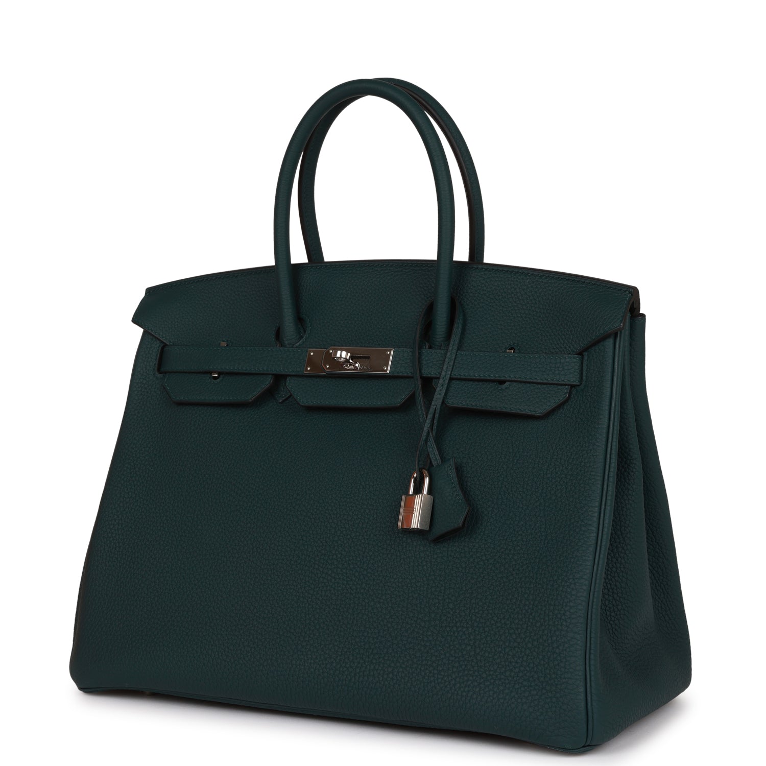 Hermes Birkin 35 Vert Cypress Togo Palladium Hardware
