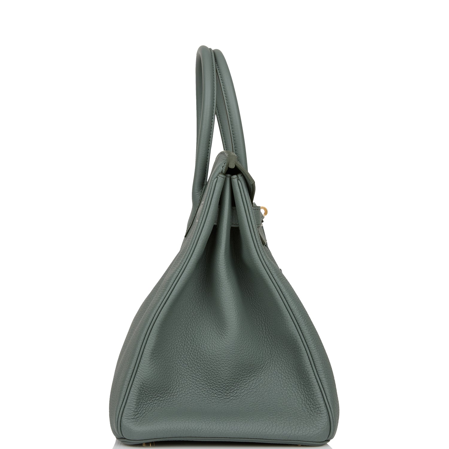 Hermes Birkin 35 Vert Amande Togo Gold Hardware