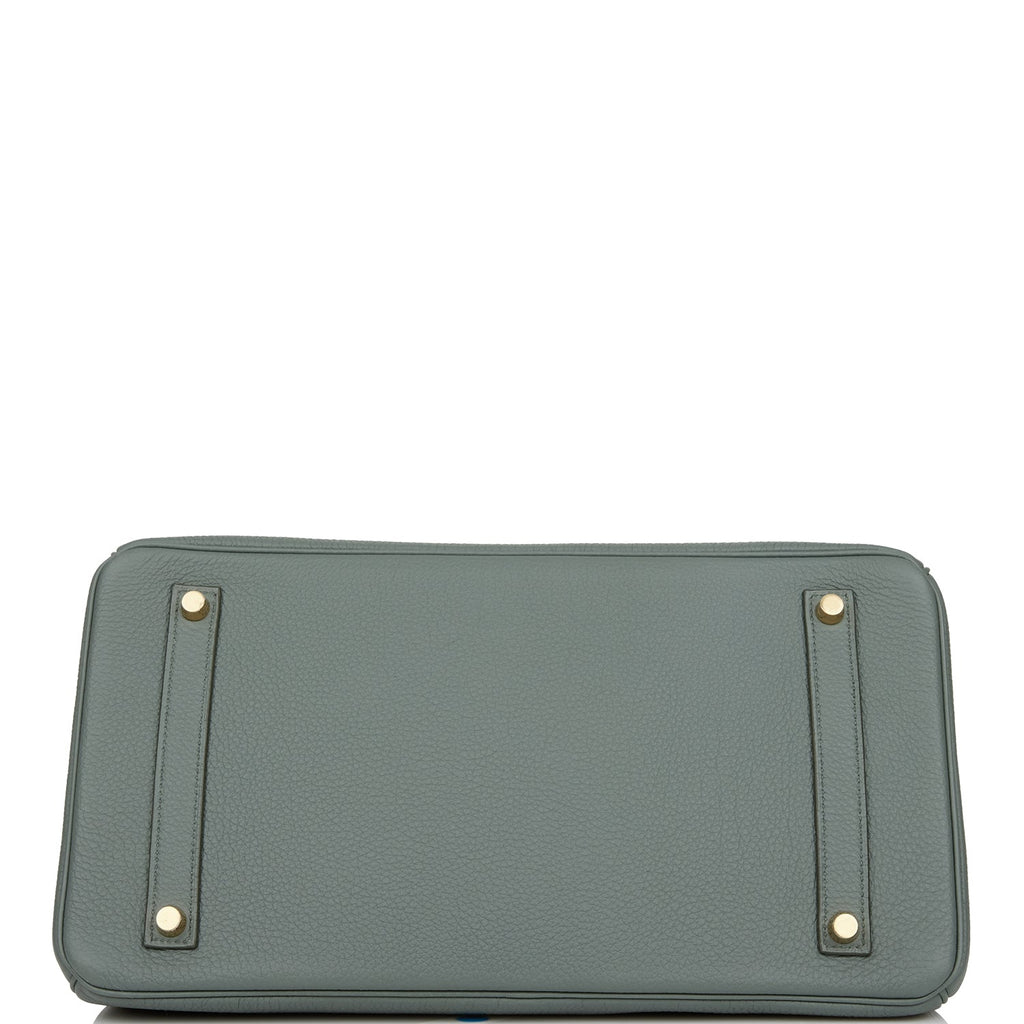 Hermes Birkin 35 Vert Amande Togo Gold Hardware