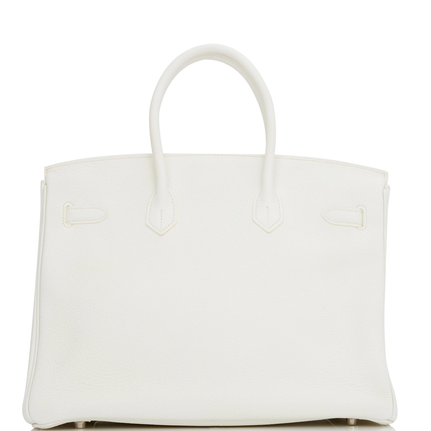 Hermes Birkin 35 White Clemence Palladium Hardware