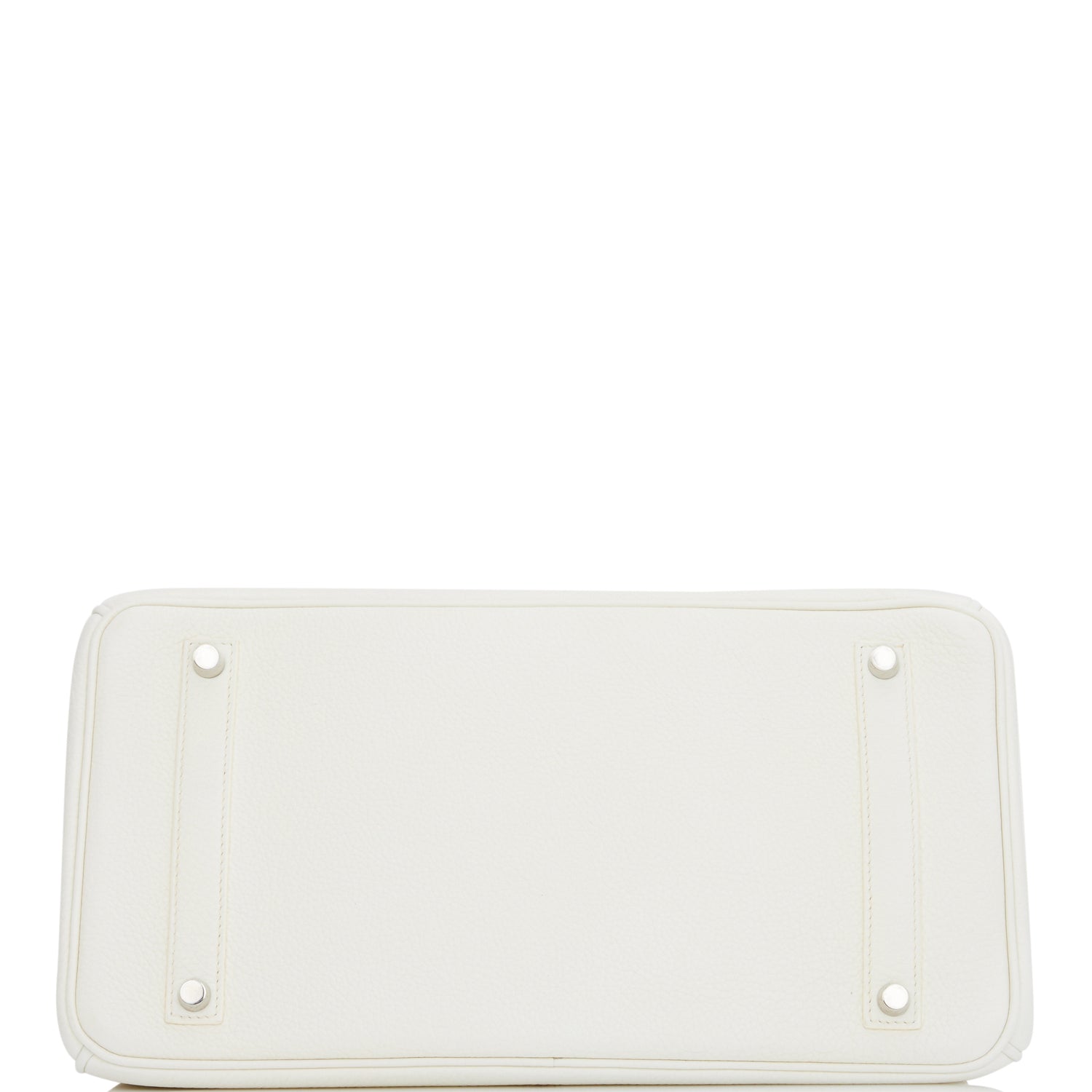 Hermes Birkin 35 White Clemence Palladium Hardware