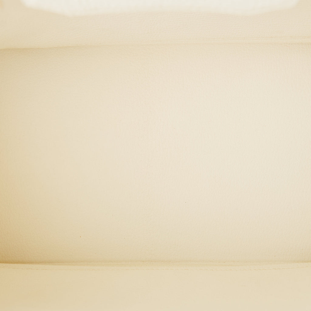 Hermes Birkin 35 White Clemence Palladium Hardware