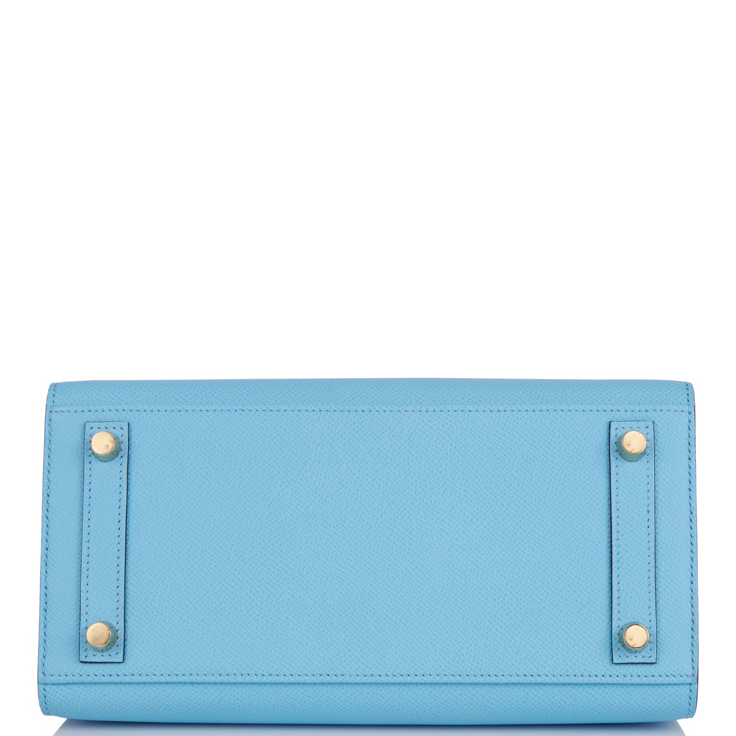 Hermes Birkin Sellier 25 Celeste Epsom Gold Hardware