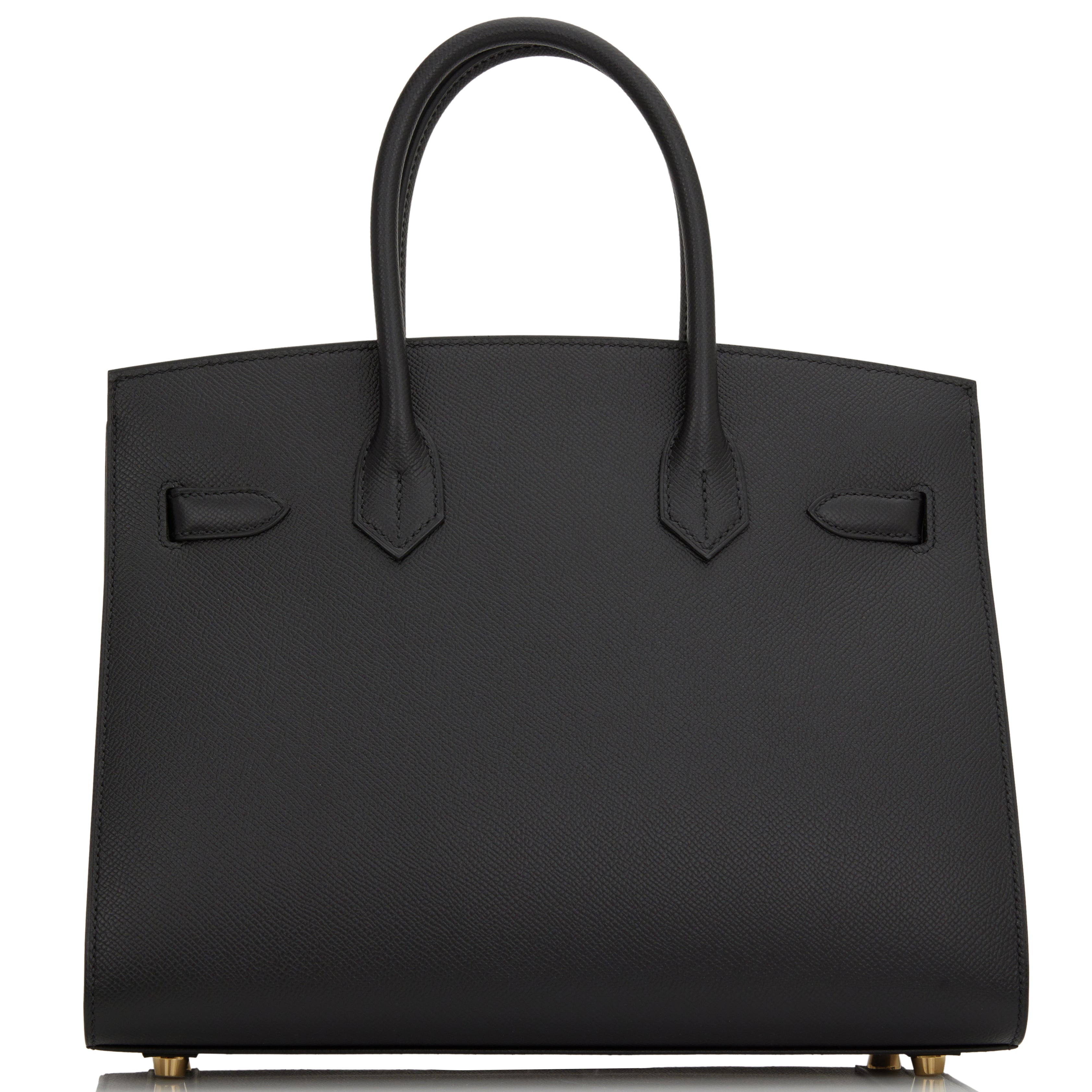 Hermes Birkin Sellier 30 Black Epsom Gold Hardware