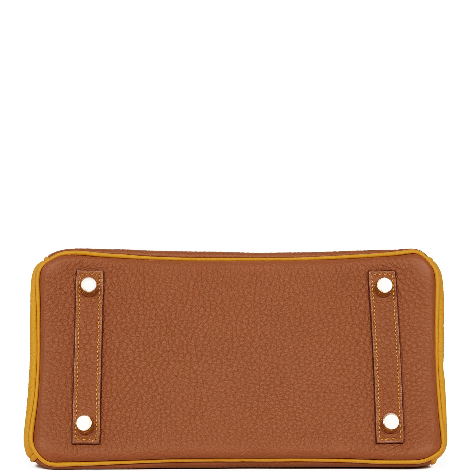 Hermes Special Order (HSS) Birkin 25 Gold and Jaune Ambre Togo Brushed Gold Hardware