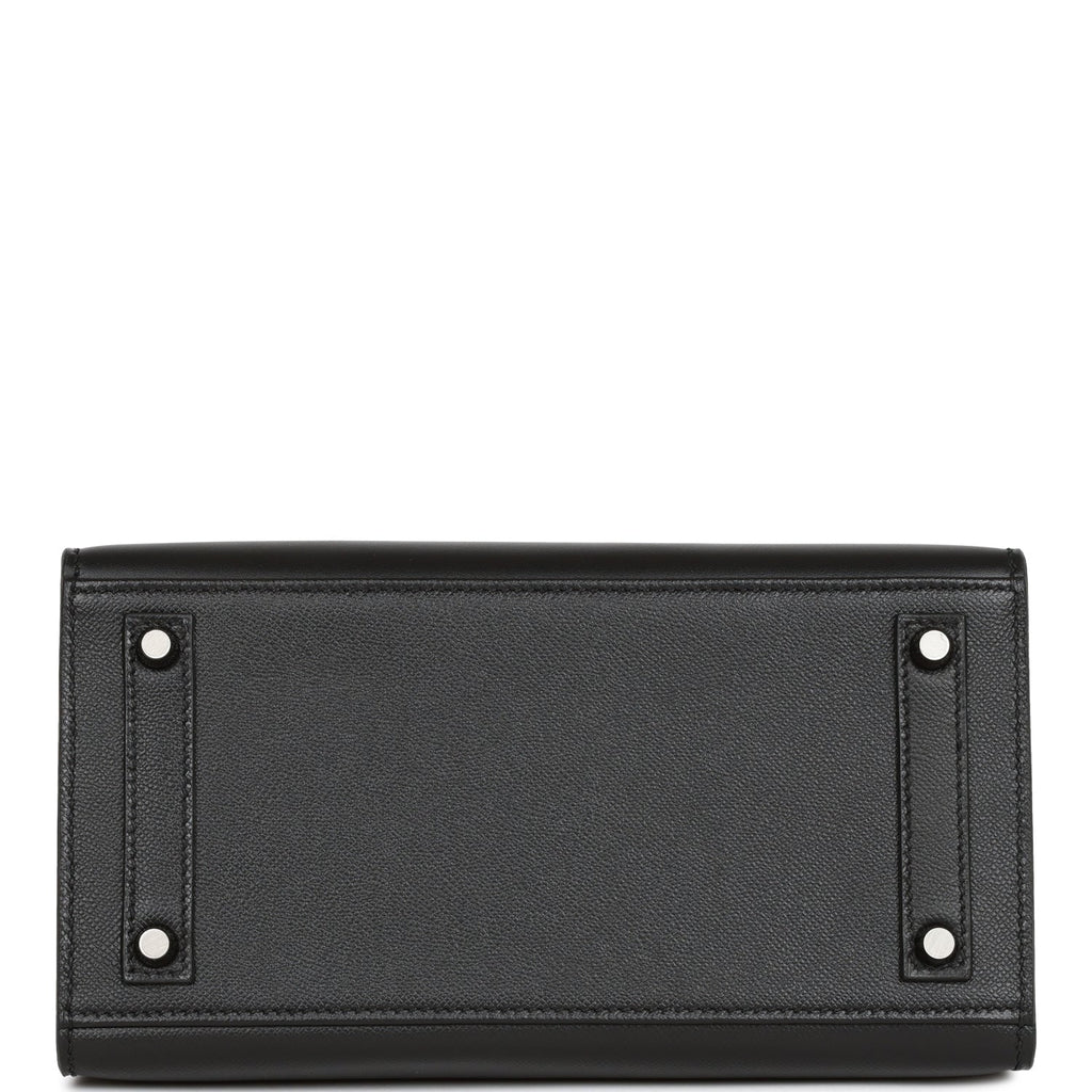 Hermes Sac Faubourg Birkin 20 So Black Matte Alligator Black Hardware