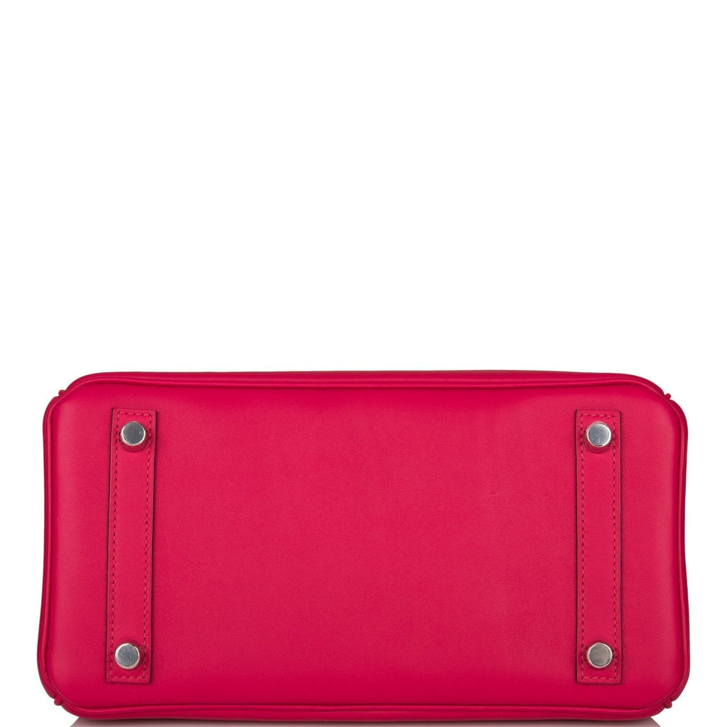 Hermes Birkin 25 Framboise Swift Palladium Hardware