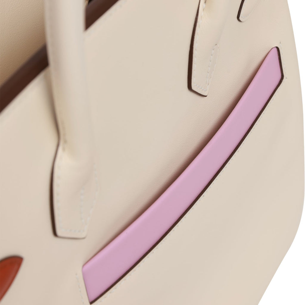 Hermes Colormatic Birkin 30 Nata, Chai and Cuivre Swift Gold Hardware