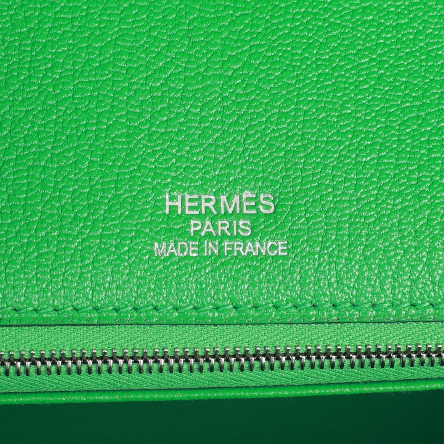 Hermes Grizzly Ghillies Birkin 35 Vert de Gris, Bambou and Taupe Doblis Palladium Hardware