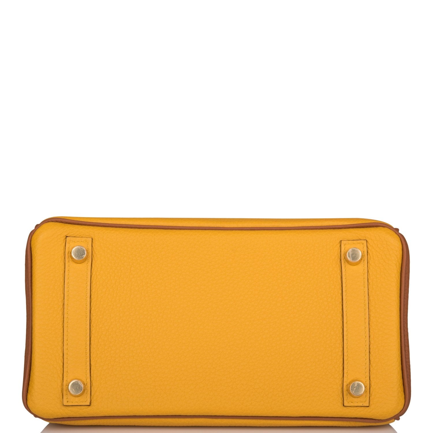 Hermes Special Order (HSS) Birkin 25 Jaune Ambre and Gold Togo Permabrass Hardware