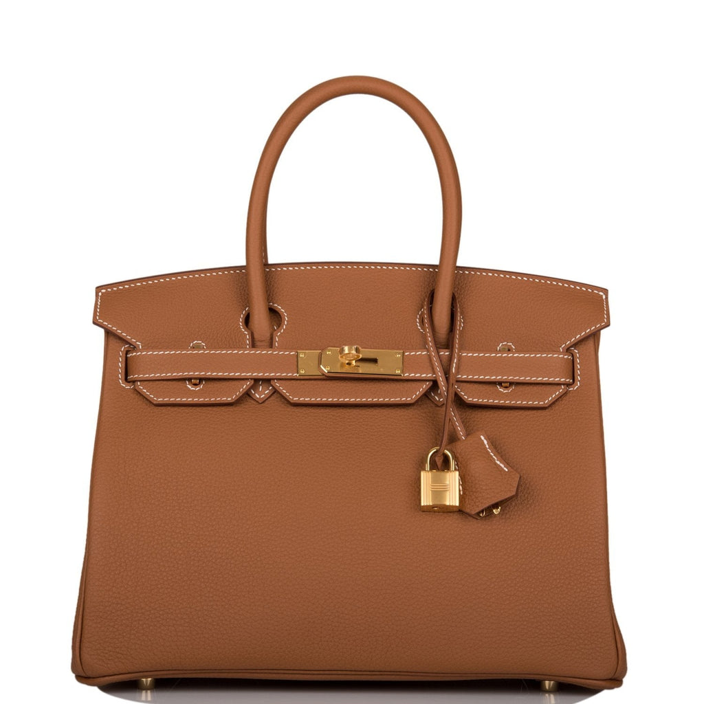 Hermes Gold Togo Birkin 30cm Gold Hardware