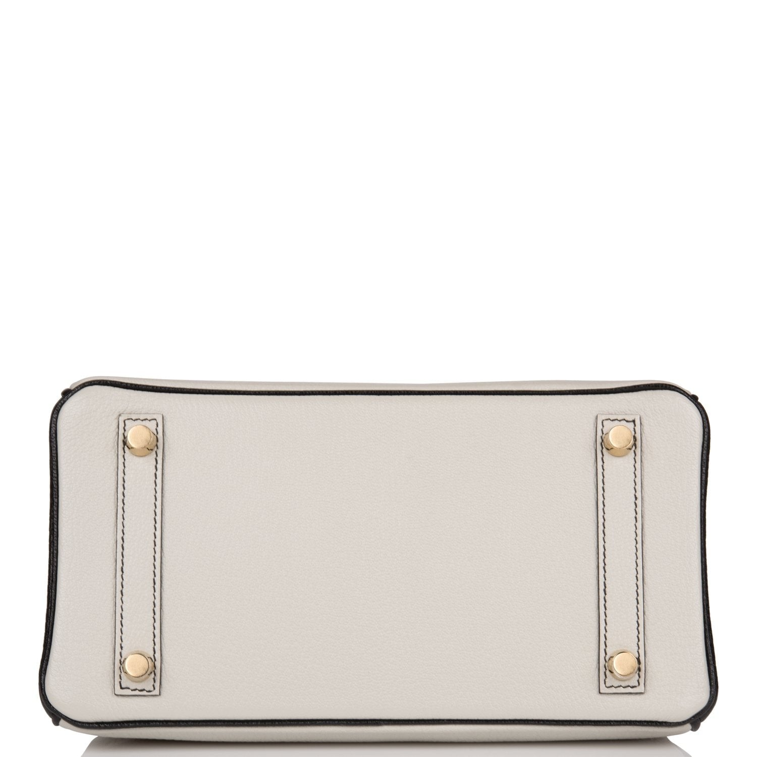 Hermes Special Order (HSS) Birkin 25 Gris Perle and Black Chèvre Brushed Gold Hardware