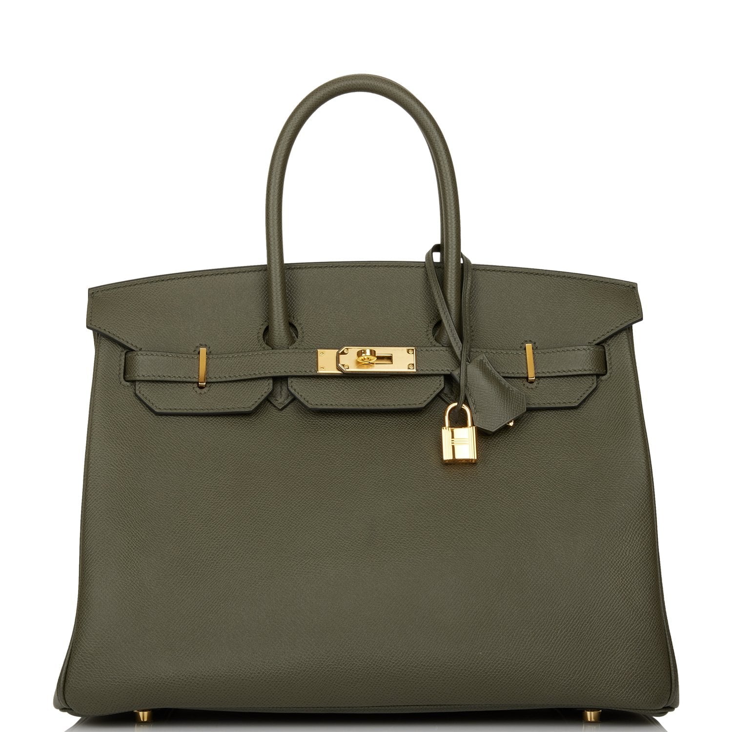 Hermes Birkin 35 Vert de Gris Epsom Gold Hardware