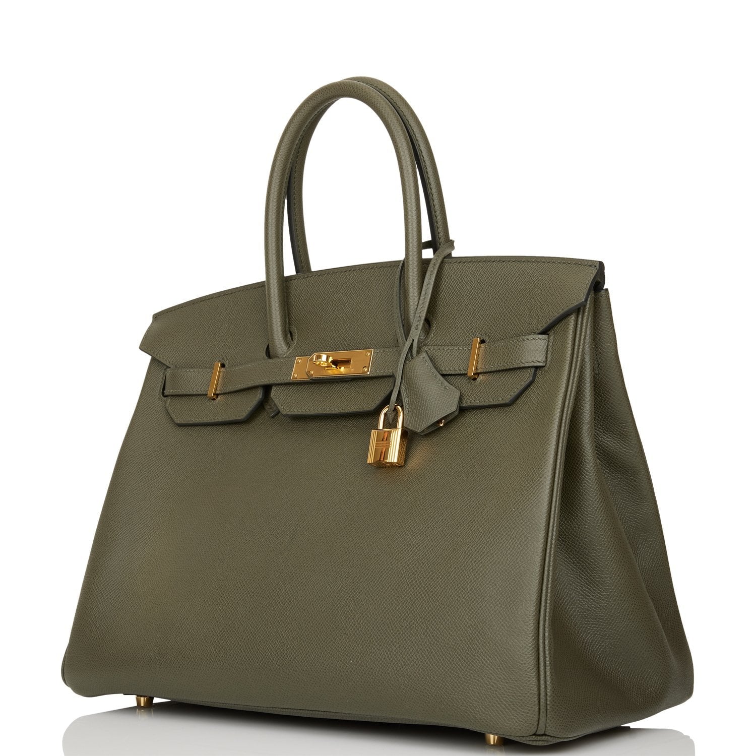 Hermes Birkin 35 Vert de Gris Epsom Gold Hardware