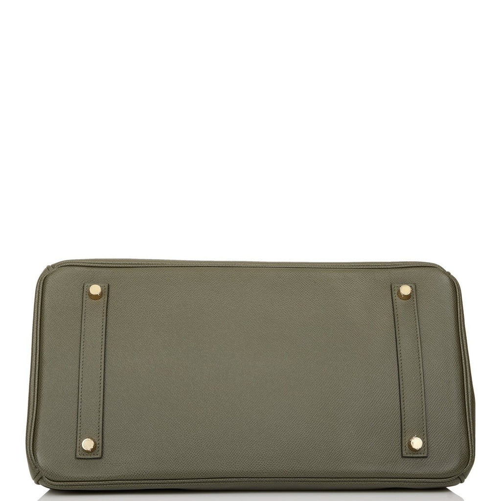Hermes Birkin 35 Vert de Gris Epsom Gold Hardware